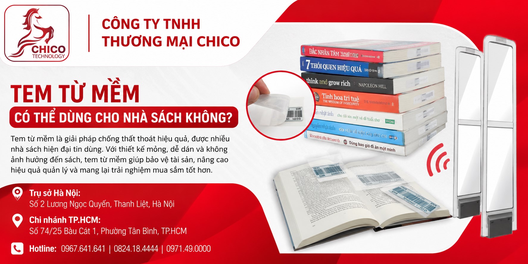 Tem Từ Mềm Cho Nhà Sách: Giải Pháp Chống Trộm Hiệu Quả, Thẩm Mỹ