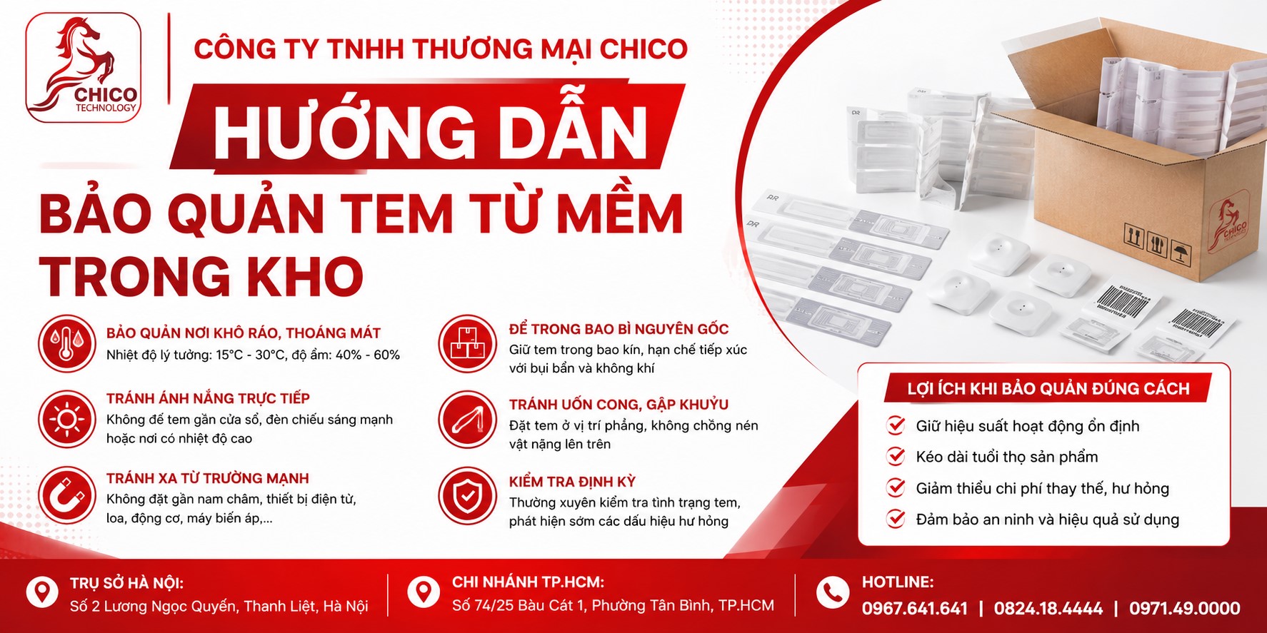 Hướng Dẫn Bảo Quản Tem Từ Mềm Trong Kho Đúng Chuẩn, Không Lo Hỏng