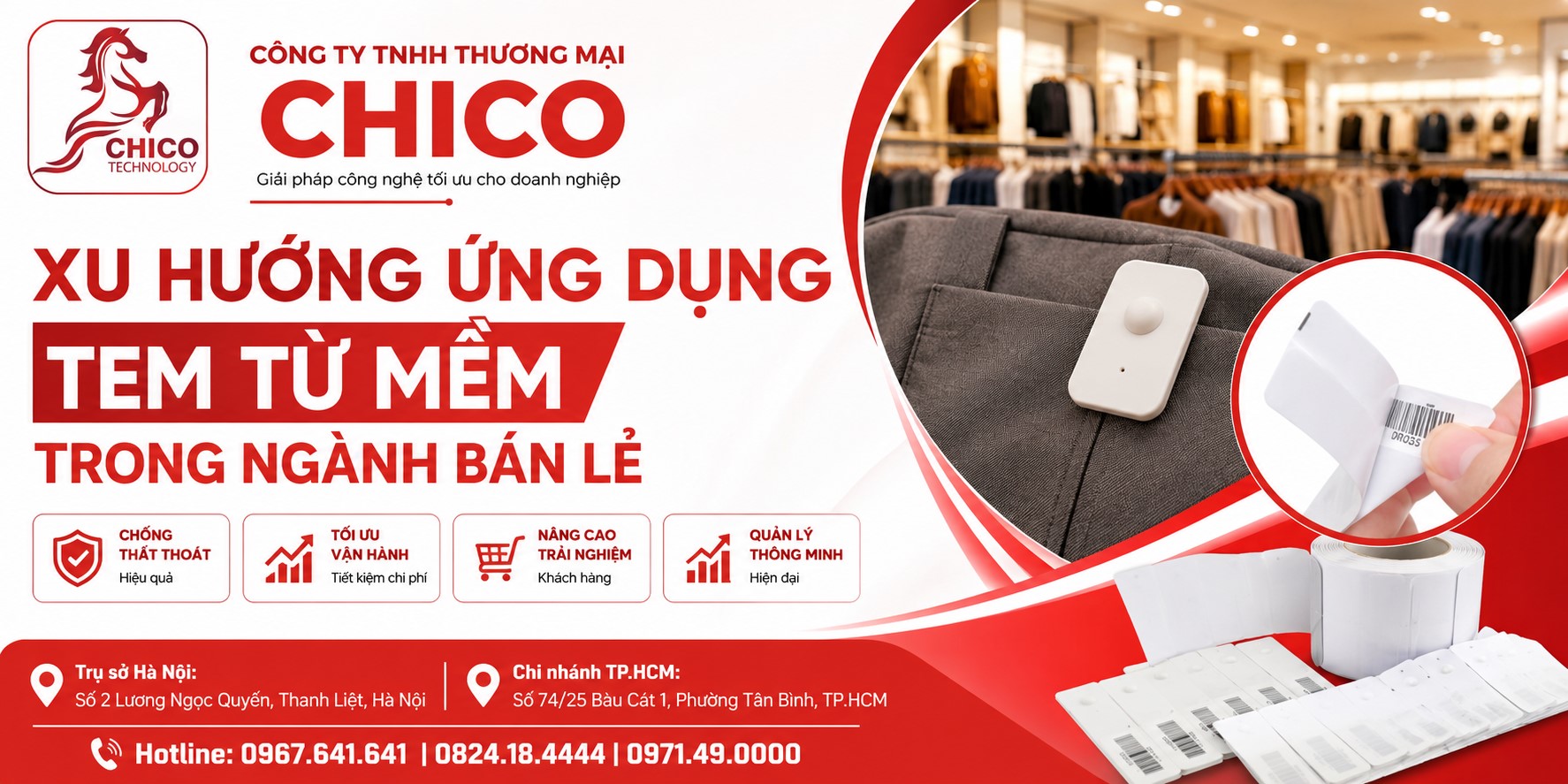 Xu Hướng Ứng Dụng Tem Từ Mềm Trong Ngành Bán Lẻ Hiện Nay