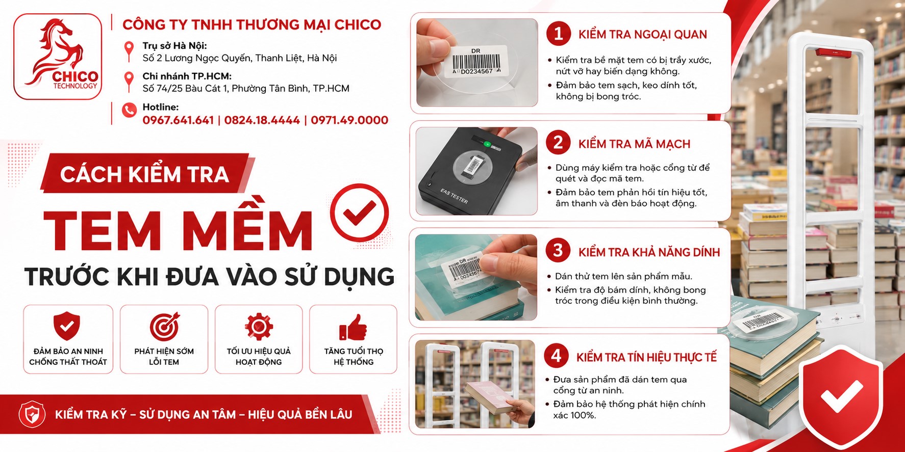 Cách Kiểm Tra Tem Từ Mềm Chuẩn Trước Khi Dán Lên Sản Phẩm