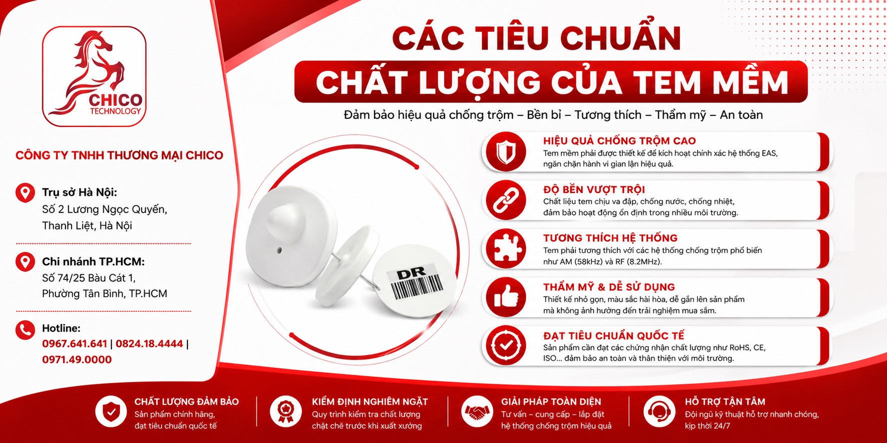 4 Tiêu Chuẩn Vàng Đánh Giá Chất Lượng Tem Từ Mềm Chuẩn Kỹ Thuật