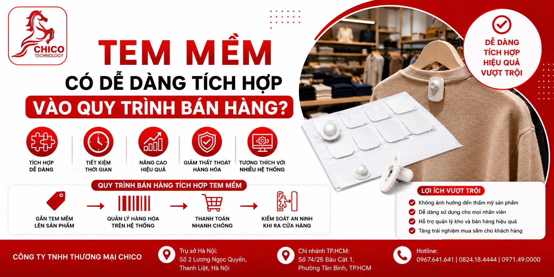 Tem Từ Mềm Có Dễ Dàng Tích Hợp Vào Quy Trình Bán Hàng? Giải Đáp Từ Chico