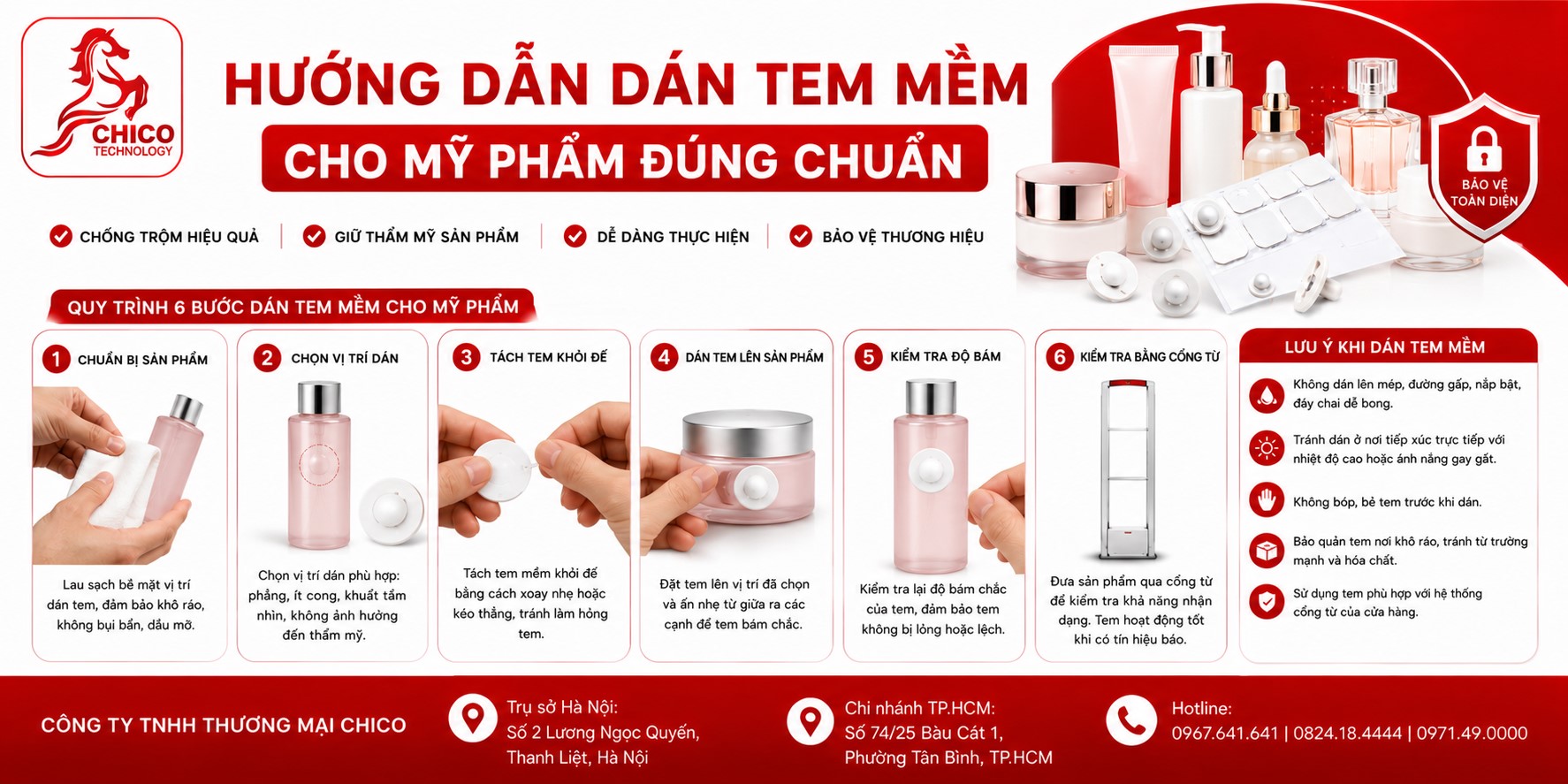 Hướng Dẫn Dán Tem Từ Mềm Cho Mỹ Phẩm Đúng Chuẩn, Thẩm Mỹ