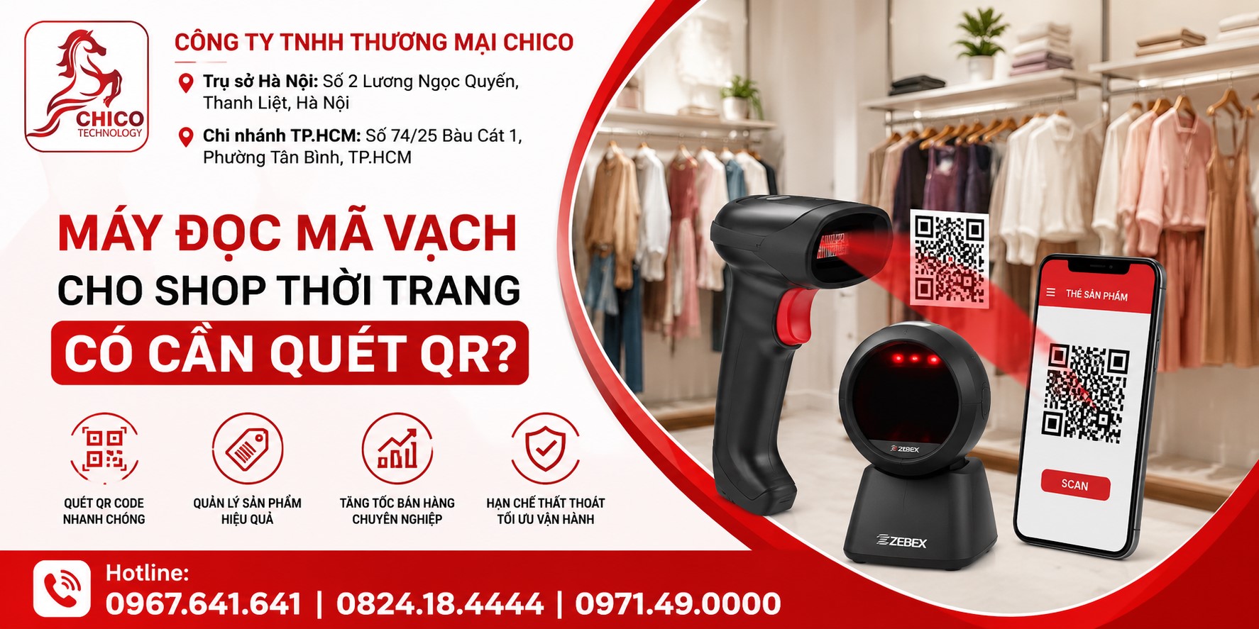 Máy Đọc Mã Vạch Cho Shop Thời Trang: Có Cần Thiết Phải Quét QR Không?