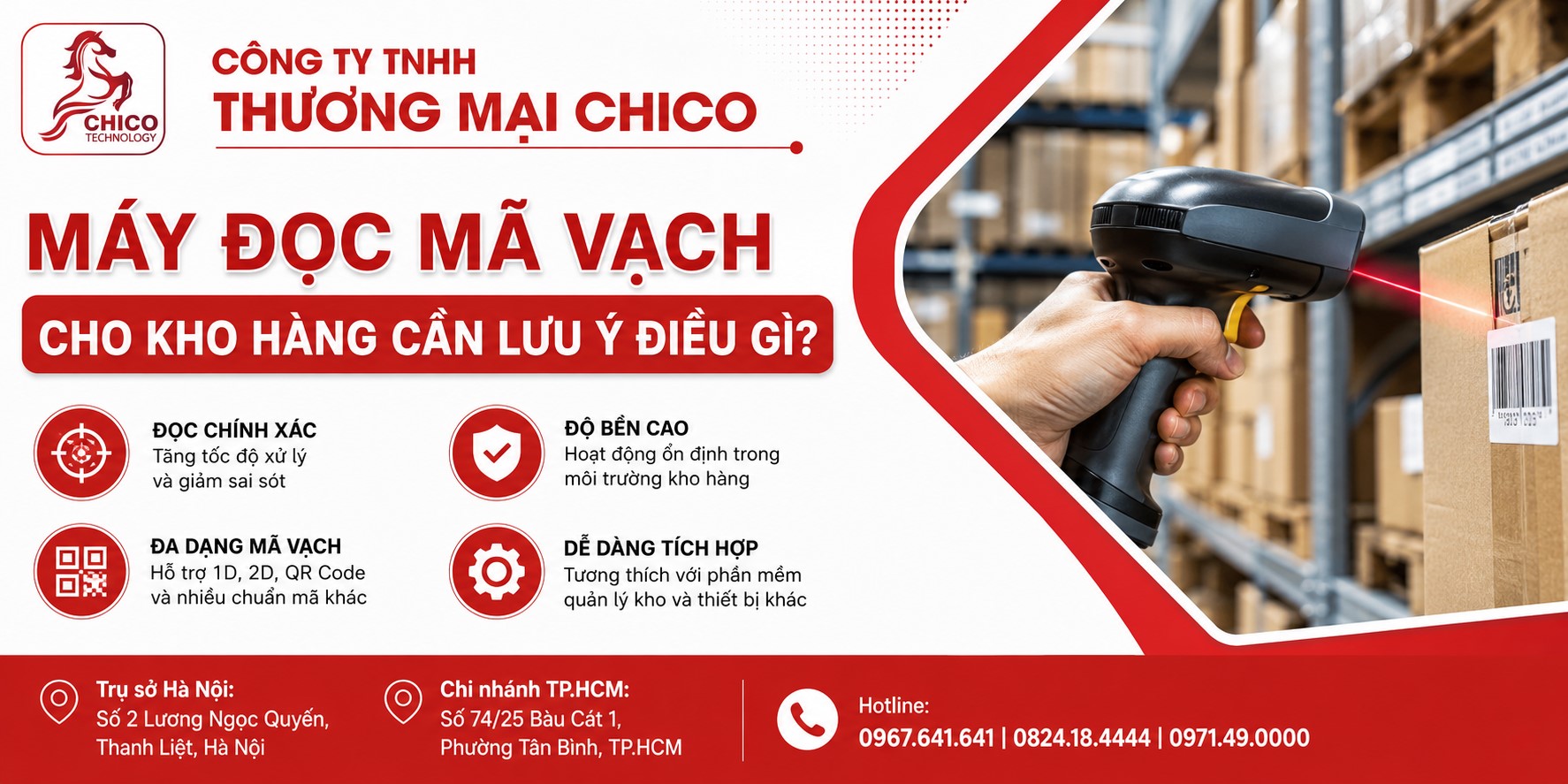 Máy Đọc Mã Vạch Cho Kho Hàng: Những Lưu Ý Quan Trọng Để Quét Hàng Nhanh