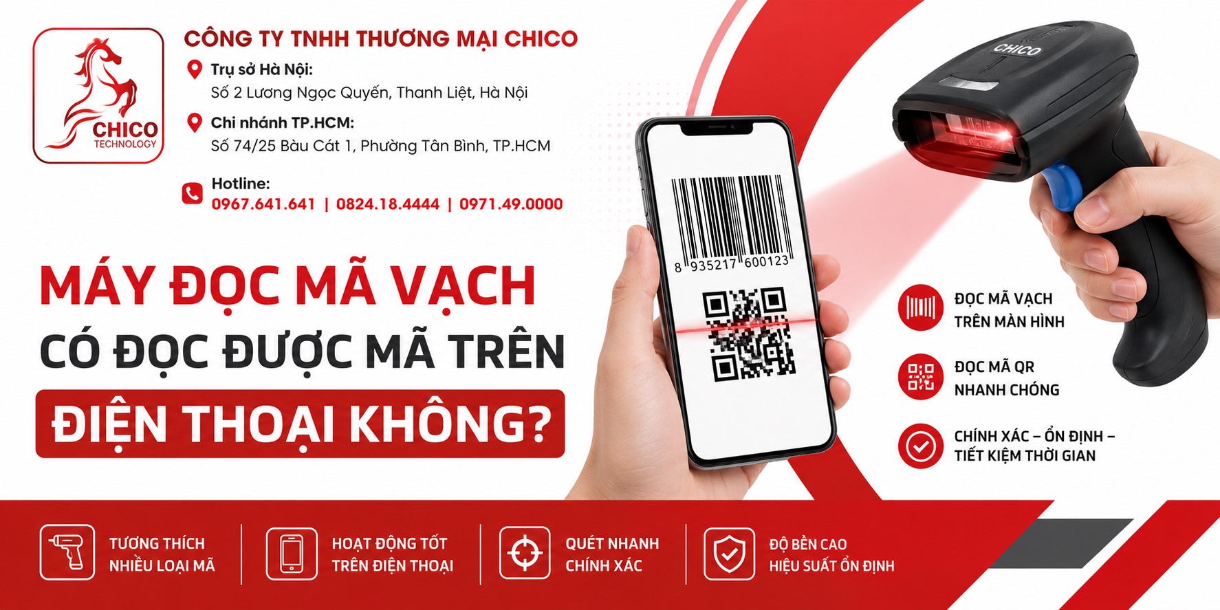 Máy Đọc Mã Vạch Có Đọc Được Mã Trên Điện Thoại Không? Giải Đáp Chi Tiết