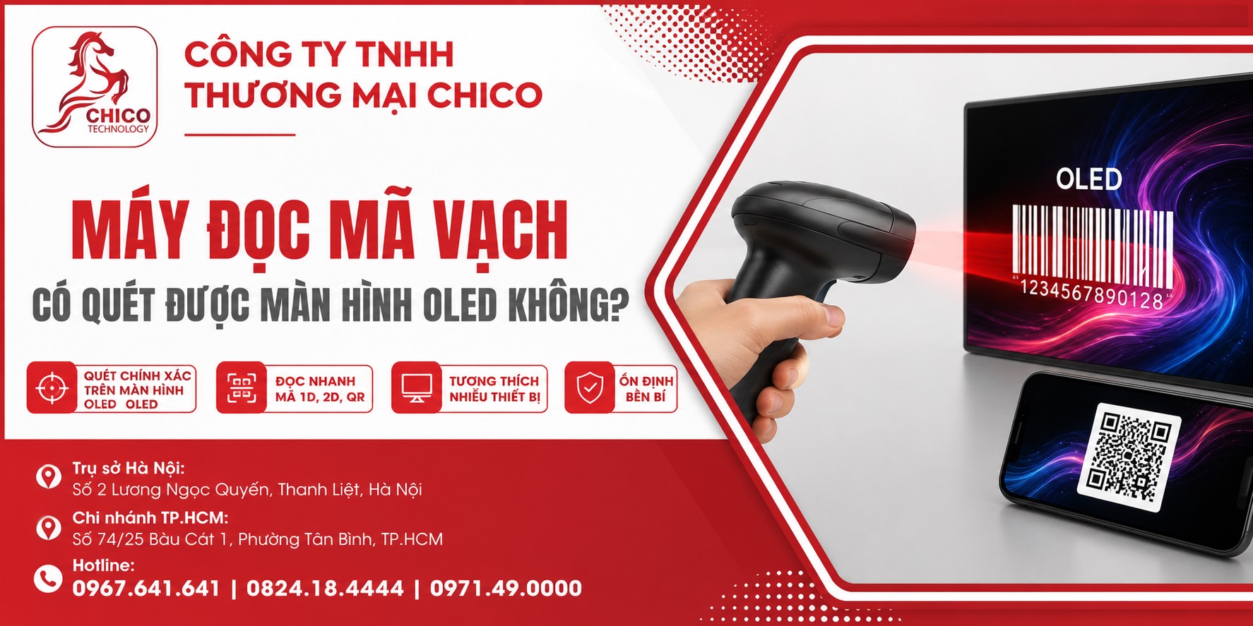Máy Đọc Mã Vạch Có Quét Được Màn Hình OLED Không? Bí Quyết Từ Chuyên Gia