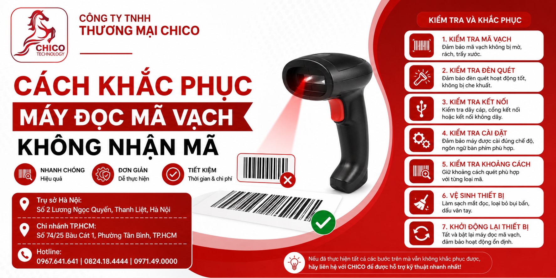 Cách Khắc Phục Lỗi Máy Đọc Mã Vạch Không Nhận Mã Đơn Giản Tại Nhà