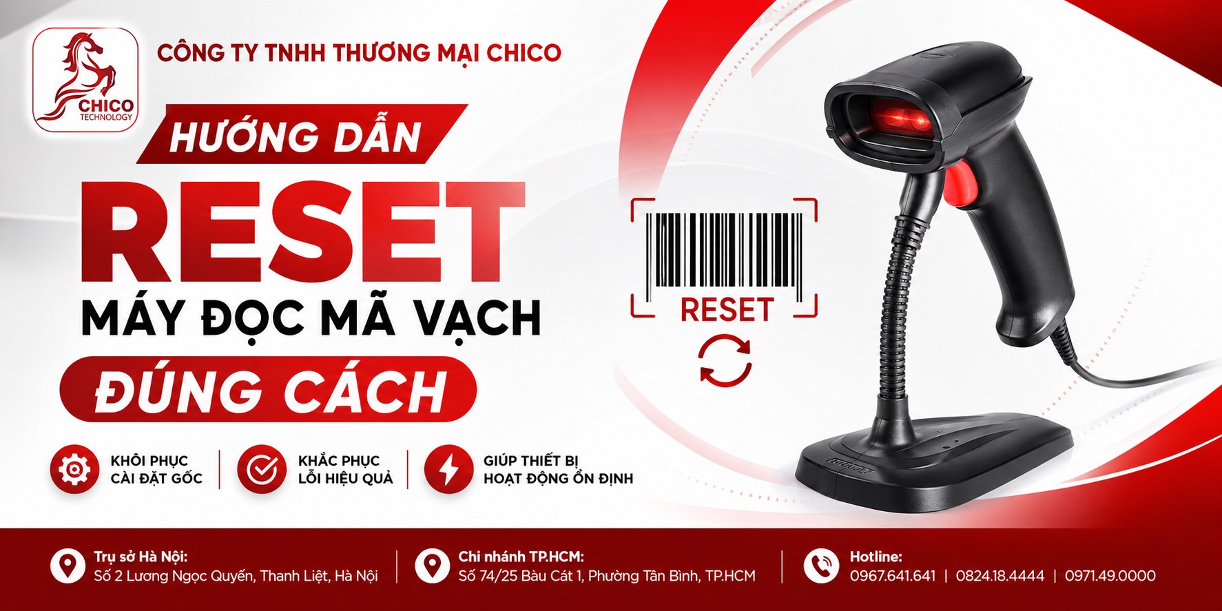 Hướng Dẫn Reset Máy Đọc Mã Vạch Về Cài Đặt Gốc Đơn Giản Nhất