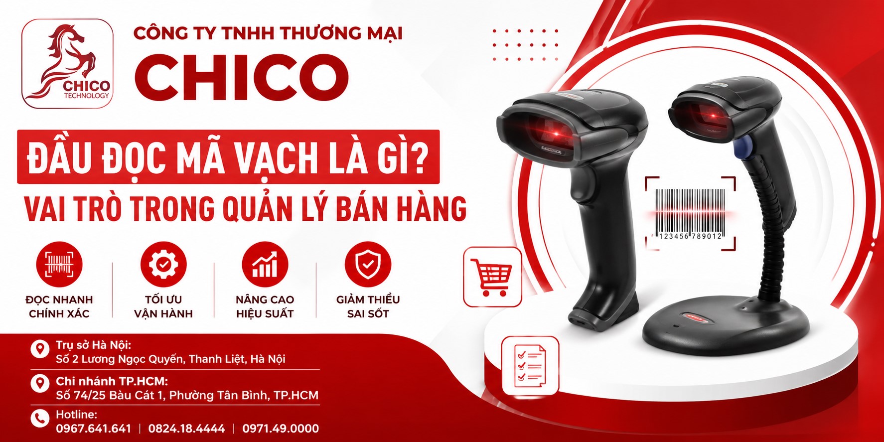 Đầu Đọc Mã Vạch Là Gì? Vai Trò Không Thể Thiếu Trong Quản Lý Bán Hàng