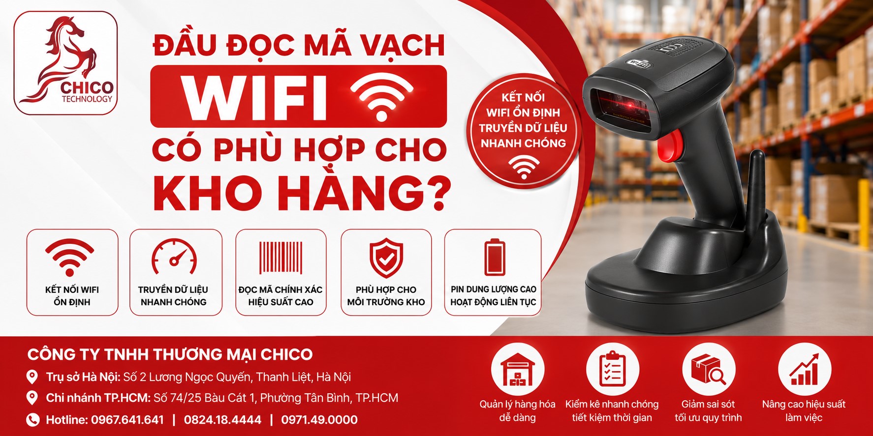 Đầu Đọc Mã Vạch Wifi Có Phù Hợp Cho Kho Hàng? Giải Đáp Từ Chuyên Gia