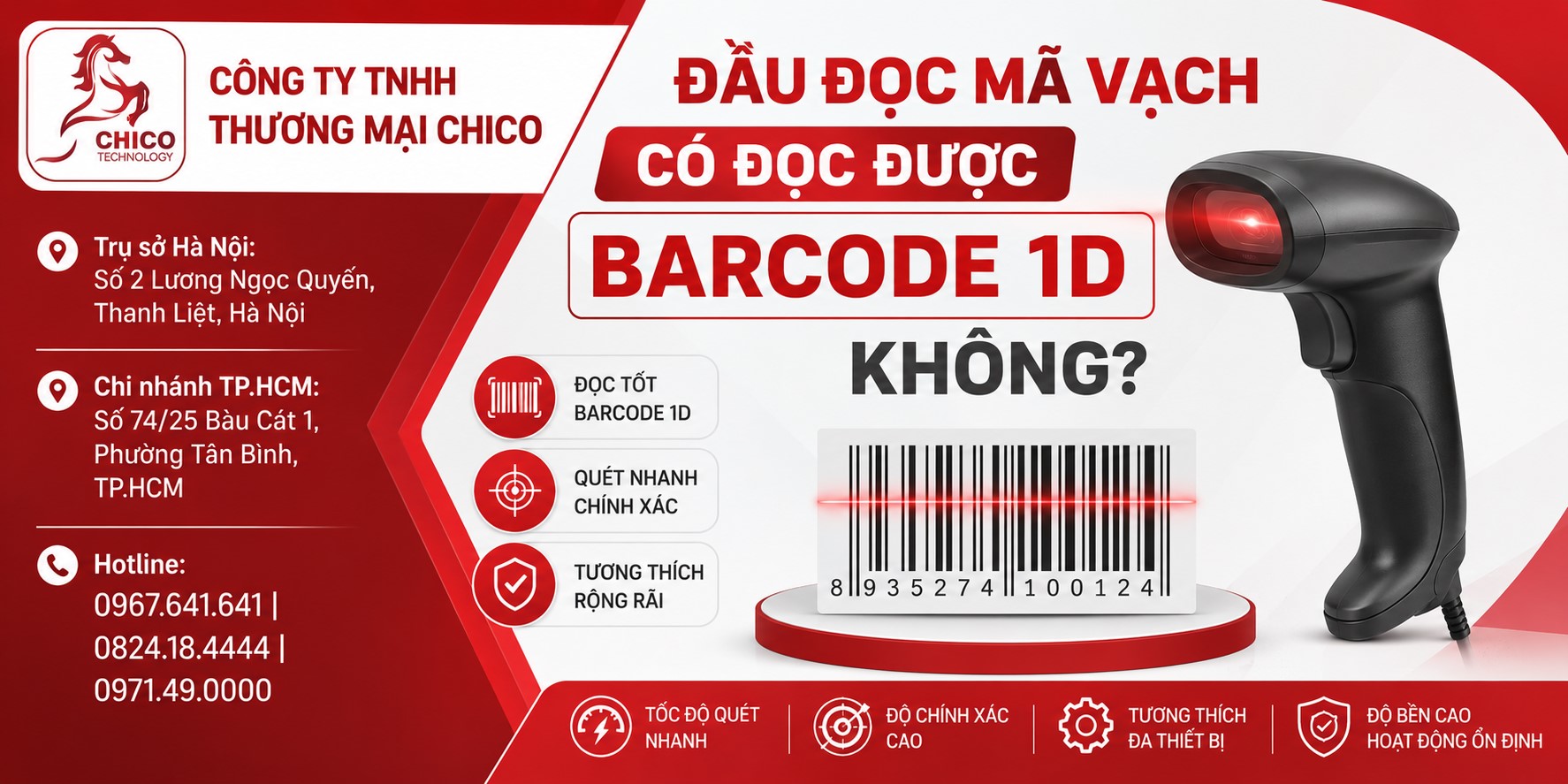 Đầu Đọc Mã Vạch Có Đọc Được Barcode 1D Không? Giải Đáp Từ Chuyên Gia