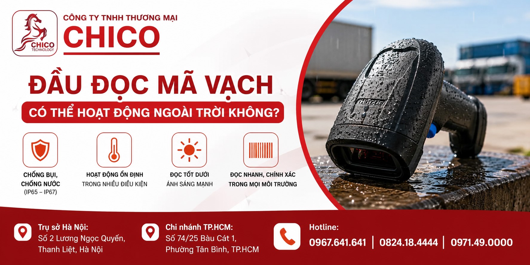 Đầu Đọc Mã Vạch Có Hoạt Động Ngoài Trời Không? Lời Khuyên Từ Chuyên Gia