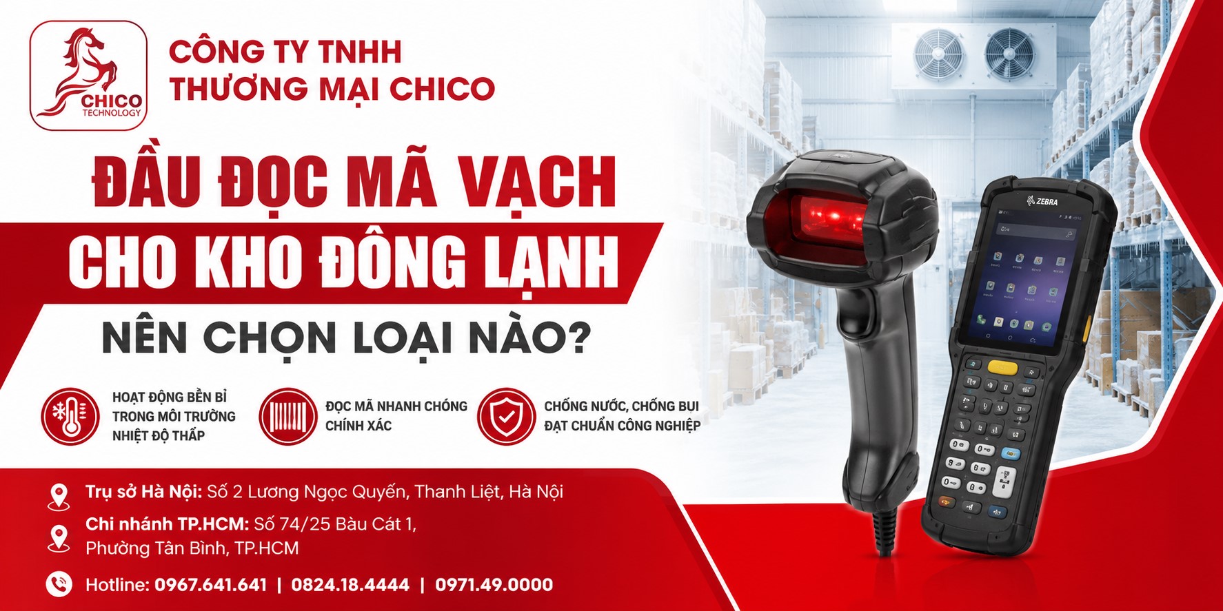 Đầu Đọc Mã Vạch Cho Kho Đông Lạnh: Chọn Loại Nào Cho Bền Bỉ?