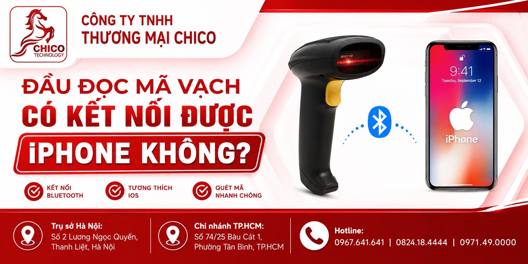 Đầu Đọc Mã Vạch Có Kết Nối Được iPhone/iPad Không? Giải Đáp Từ A-Z