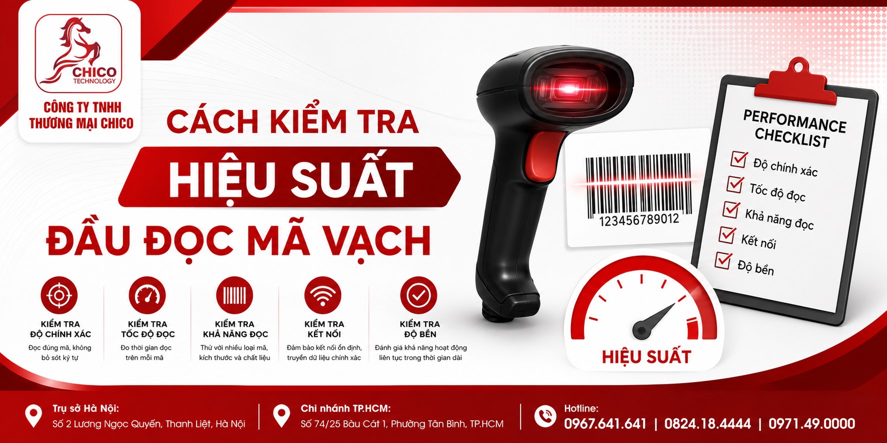 Cách Kiểm Tra Hiệu Suất Đầu Đọc Mã Vạch Chính Xác Nhất
