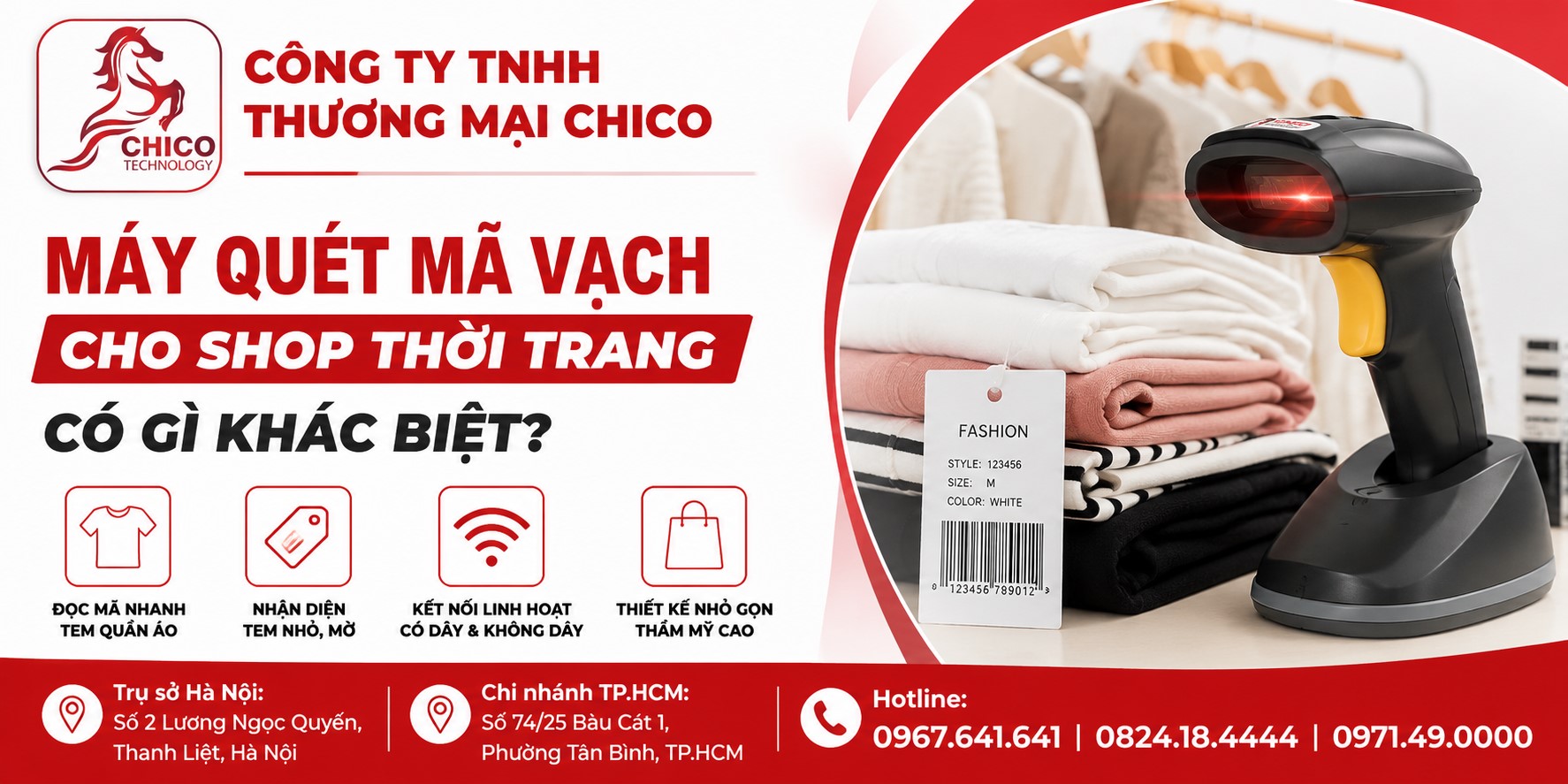 Máy Quét Mã Vạch Cho Shop Thời Trang: Bí Quyết Chọn Máy Phù Hợp