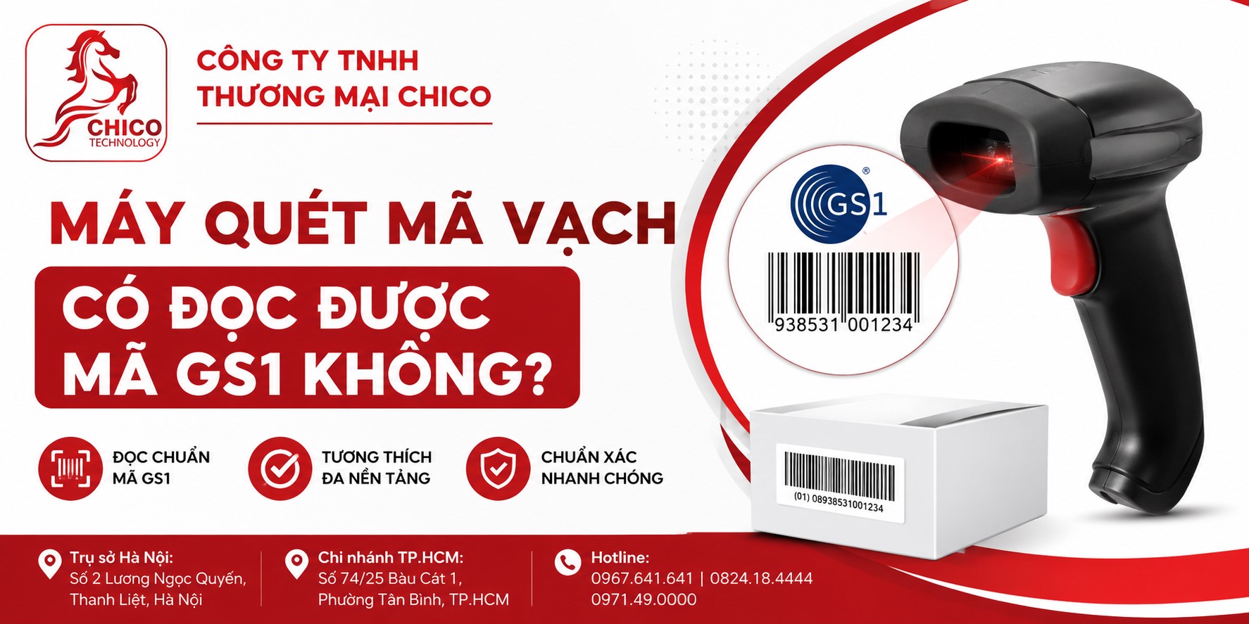 Máy Quét Mã Vạch Có Đọc Được Mã GS1 Không? Hướng Dẫn Chi Tiết