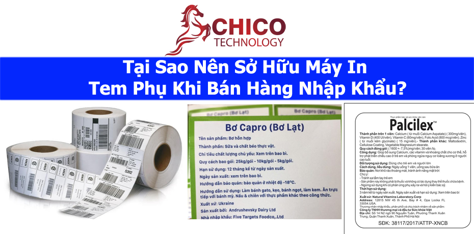 Tại Sao Nên Sở Hữu Máy In Tem Phụ Khi Bán Hàng Nhập Khẩu?