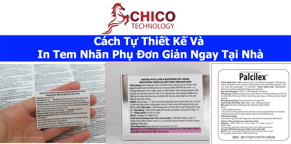 Cách Tự Thiết Kế Và In Tem Nhãn Phụ Đơn Giản Ngay Tại Nhà