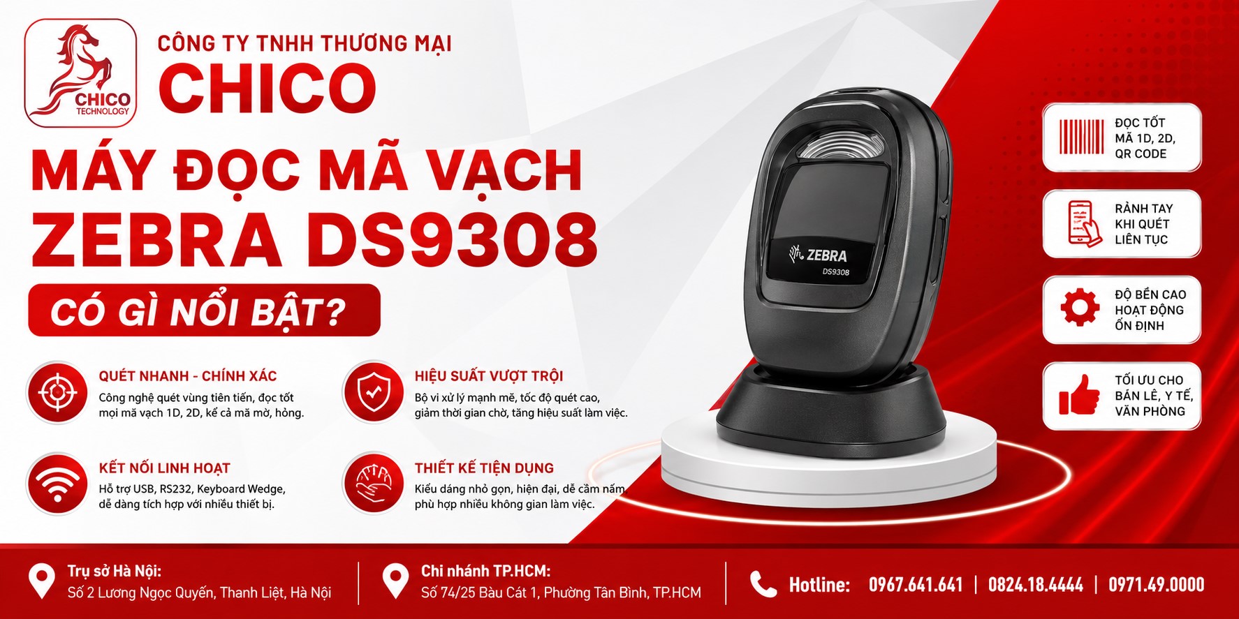 Đánh Giá Máy Quét Mã Vạch Zebra DS9308: Thiết Kế Để Bàn Đỉnh Nhất?