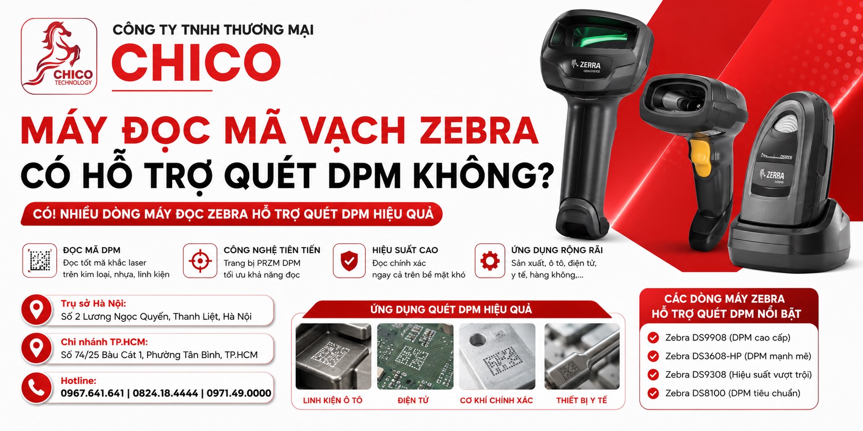 Máy Đọc Mã Vạch Zebra Có Quét Được Mã DPM Không? Tư Vấn Chuyên Gia