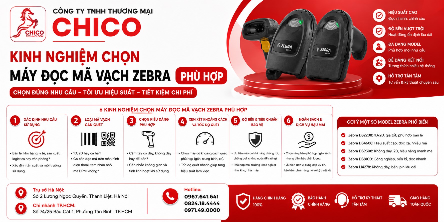 Kinh Nghiệm Chọn Mua Máy Đọc Mã Vạch Zebra Chuẩn Không Cần Chỉnh
