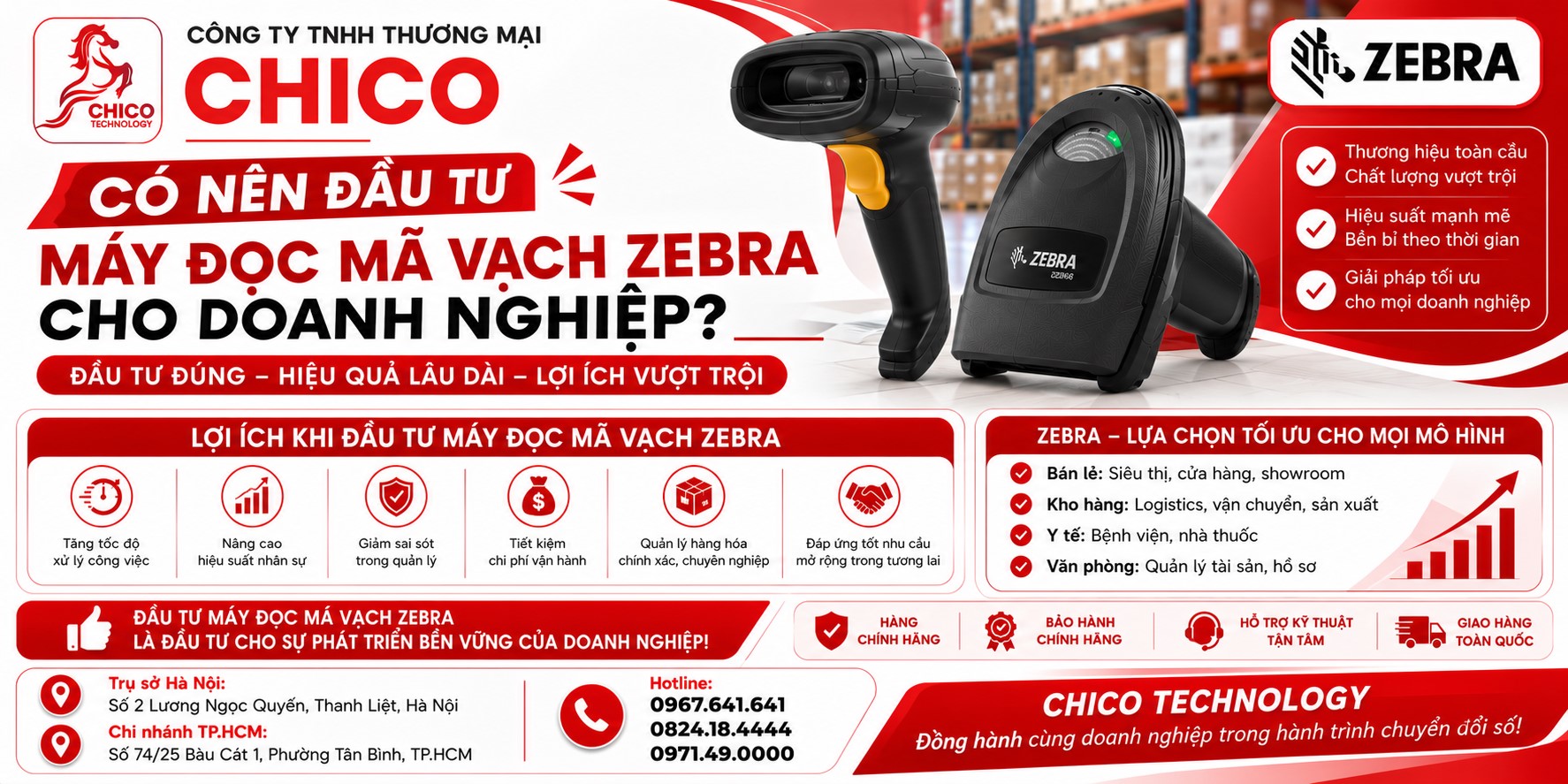 Có Nên Đầu Tư Máy Quét Mã Vạch Zebra Cho Doanh Nghiệp? Đánh Giá Từ Chuyên Gia