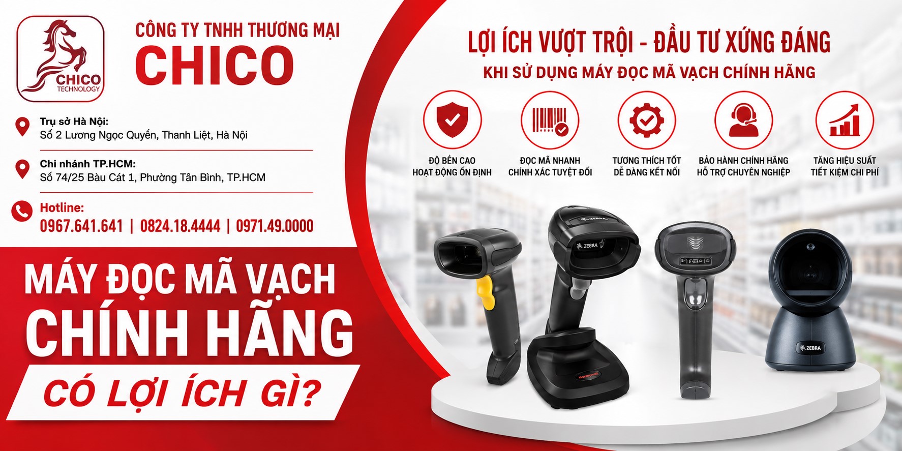 Tại Sao Nên Mua Máy Đọc Mã Vạch Chính Hãng? Lợi Ích Sát Sườn Cho Shop