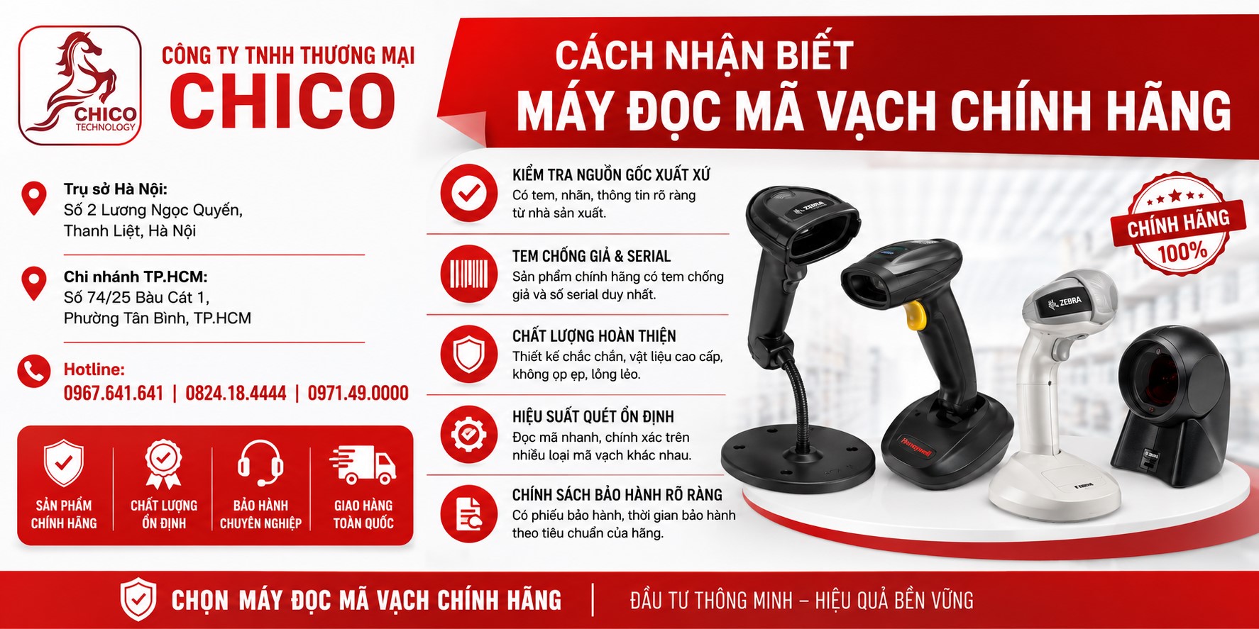 Cách Nhận Biết Máy Đọc Mã Vạch Chính Hãng – Tránh Mua Phải Hàng Giả!