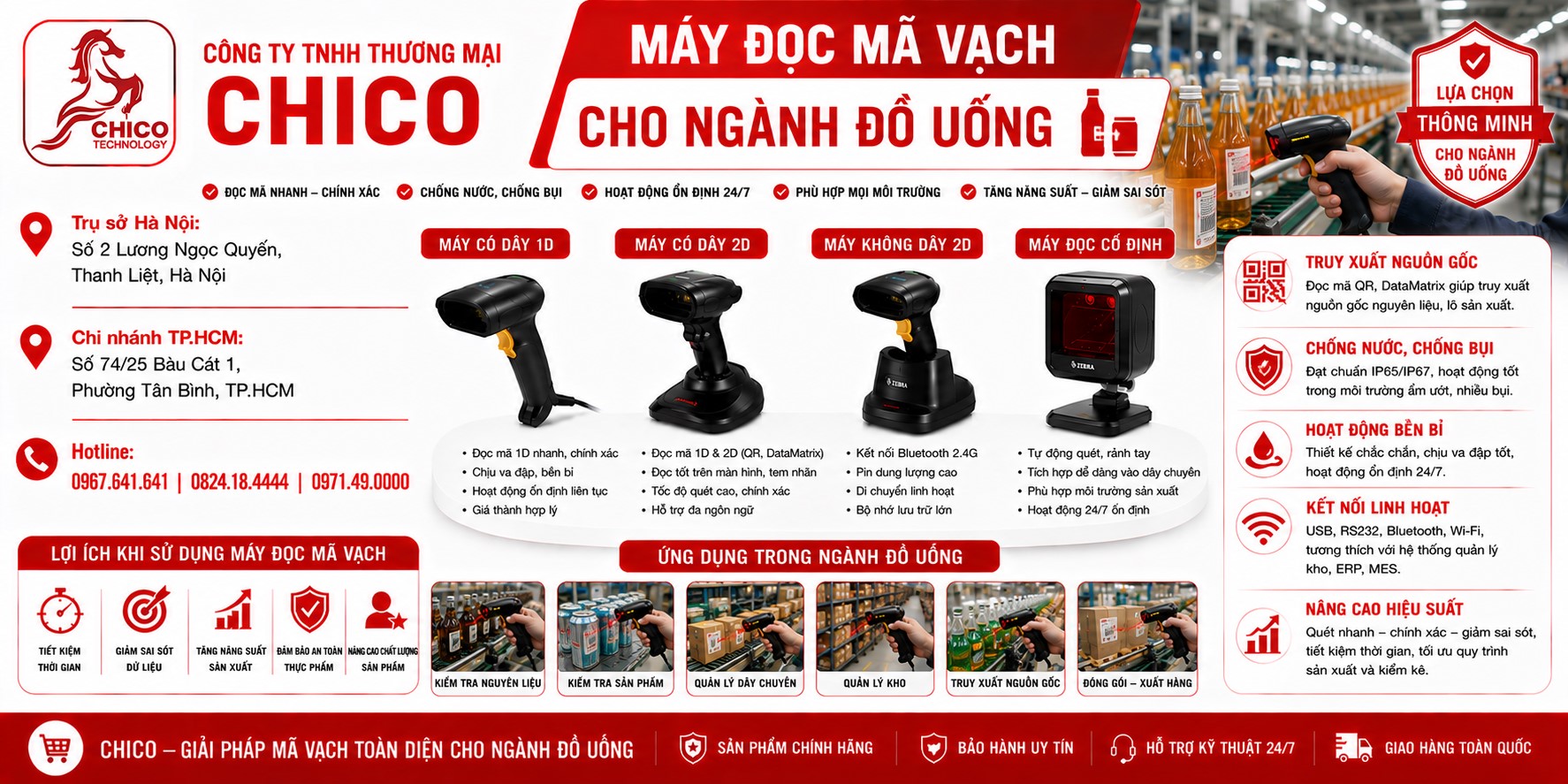 Bí Quyết Chọn Máy Đọc Mã Vạch Cho Ngành Đồ Uống Tít Siêu Nhanh