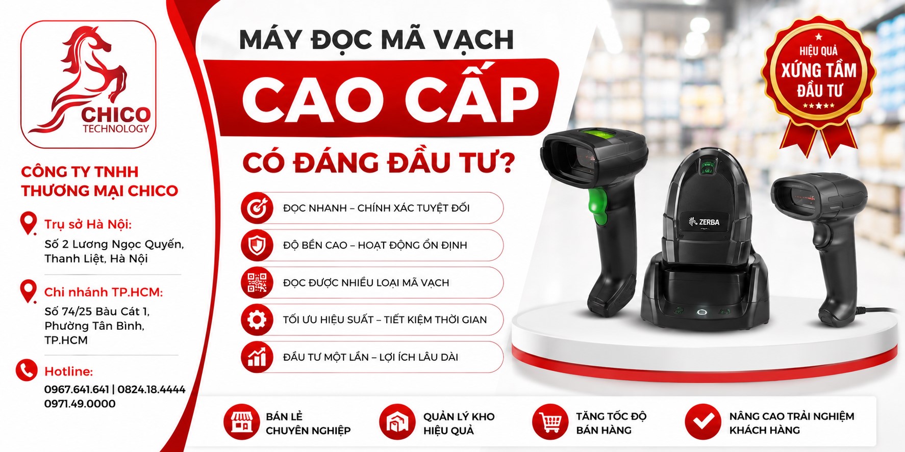 Máy Đọc Mã Vạch Cao Cấp: Có Đáng Đầu Tư Cho Doanh Nghiệp?