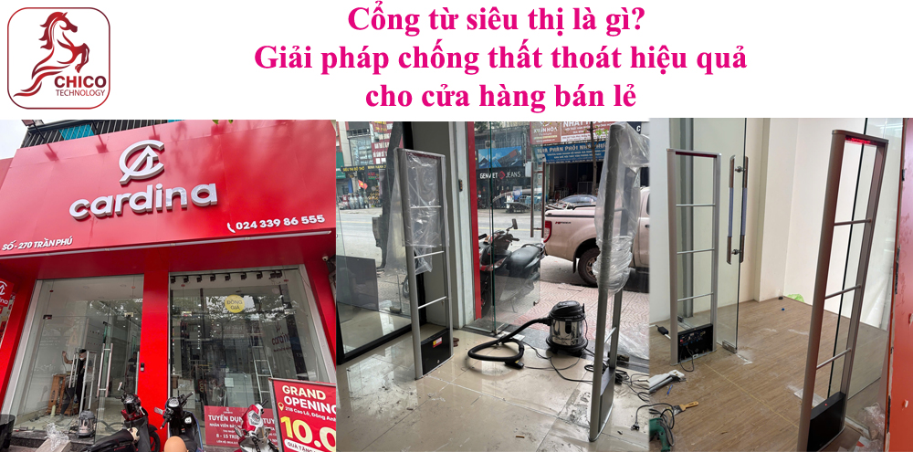Cổng từ siêu thị là gì? Giải pháp chống thất thoát hiệu quả cho cửa hàng bán lẻ