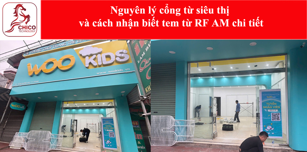Nguyên lý cổng từ siêu thị và cách nhận biết tem từ RF AM chi tiết