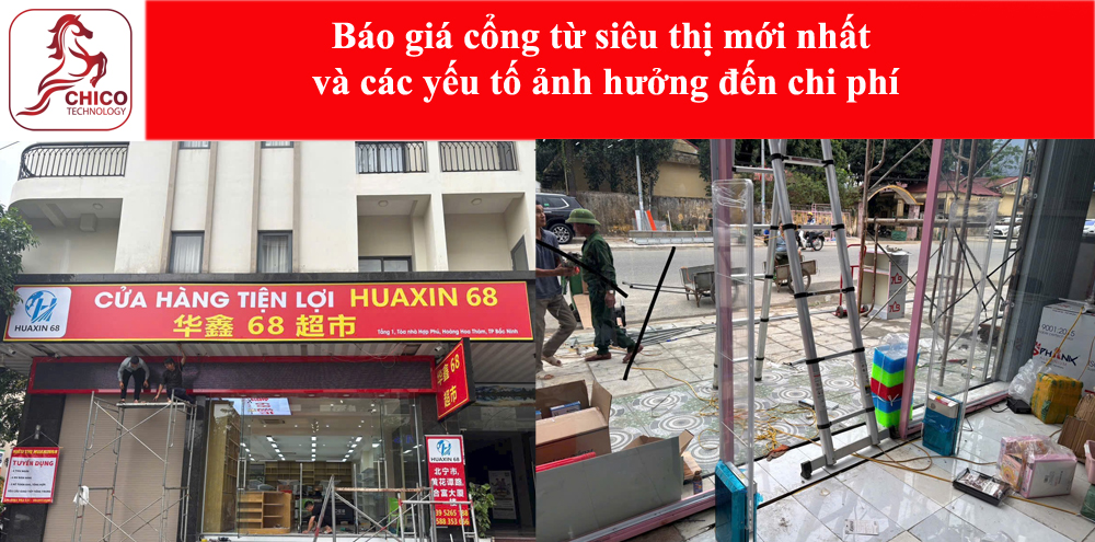 Báo giá cổng từ siêu thị mới nhất và các yếu tố ảnh hưởng đến chi phí