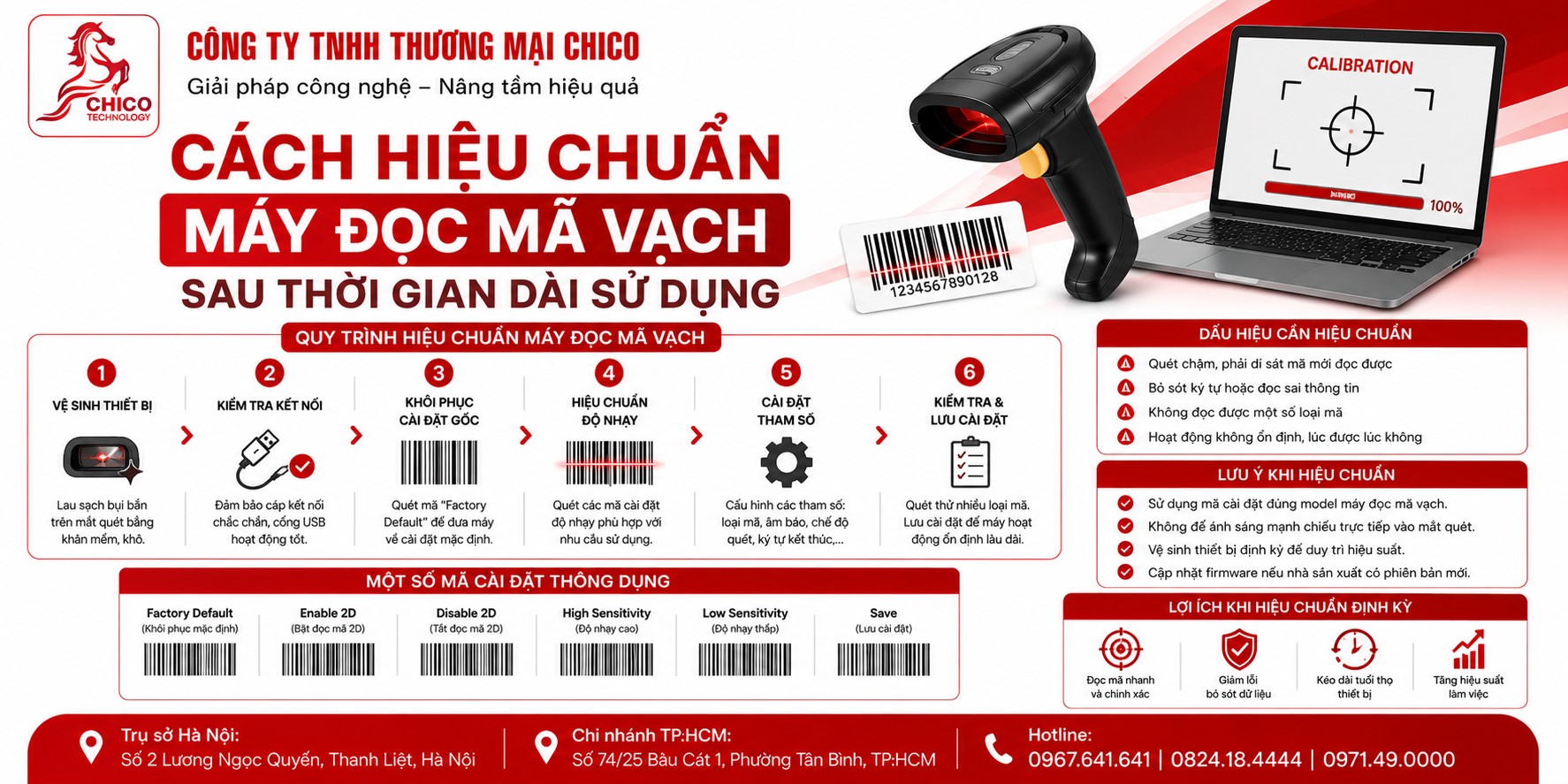 Cách Hiệu Chuẩn Máy Đọc Mã Vạch Như Mới Sau Thời Gian Dài Sử Dụng