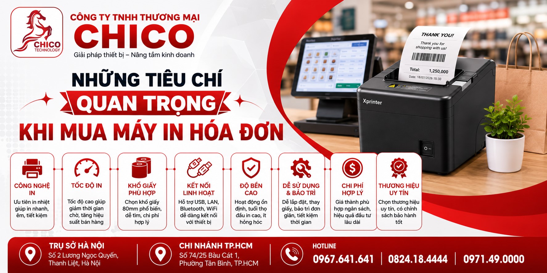 5 Tiêu Chí Cần Biết Khi Mua Máy In Hóa Đơn Cho Cửa Hàng