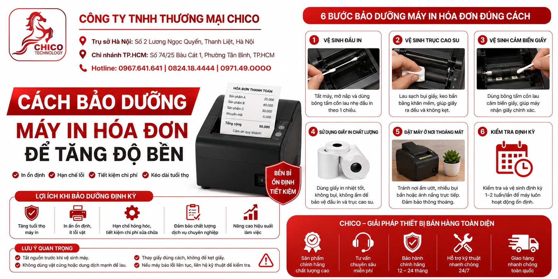 Cách Bảo Dưỡng Máy In Hóa Đơn Để Tăng Độ Bền Tối Đa
