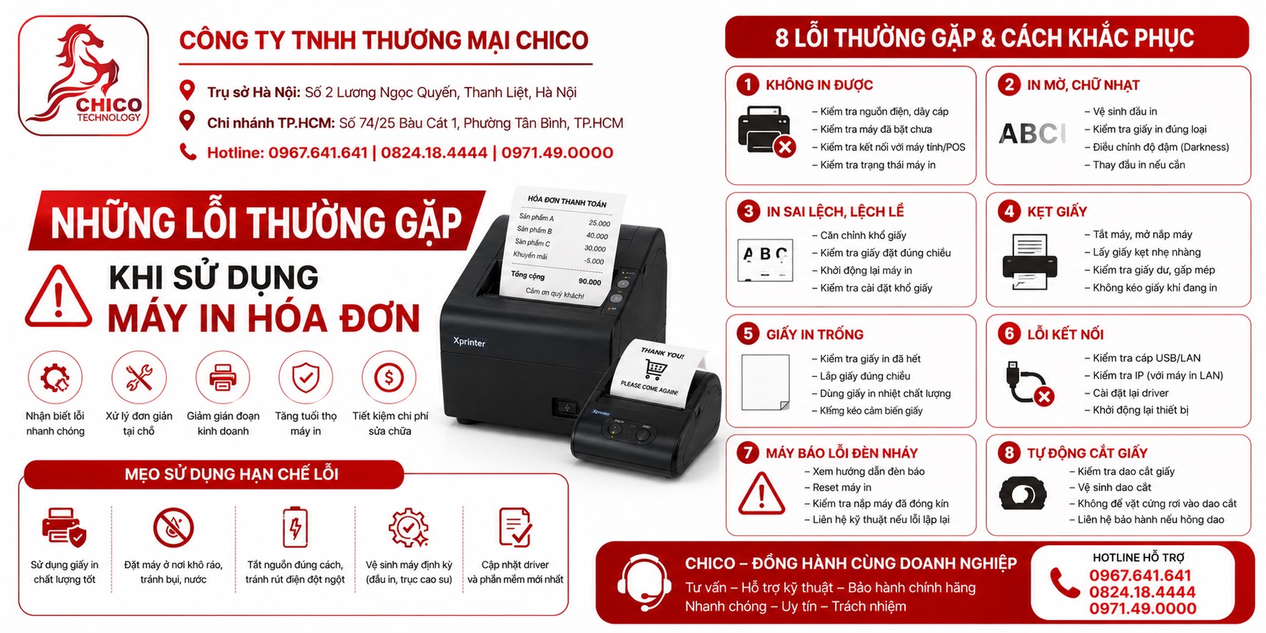 Những Lỗi Thường Gặp Khi Sử Dụng Máy In Hóa Đơn Và Cách Sửa