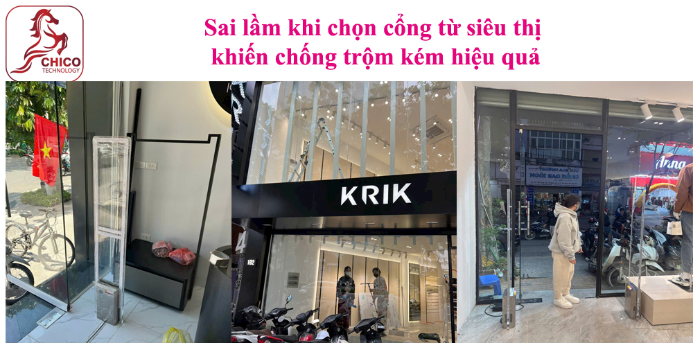 Sai lầm khi chọn cổng từ siêu thị khiến chống trộm kém hiệu quả