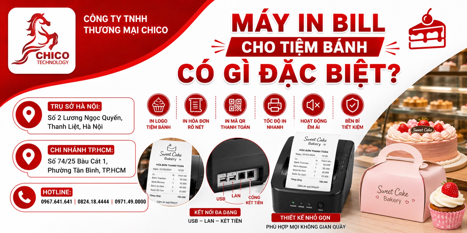 Máy In Bill Cho Tiệm Bánh Có Gì Đặc Biệt? Cẩm Nang Từ Chuyên Gia