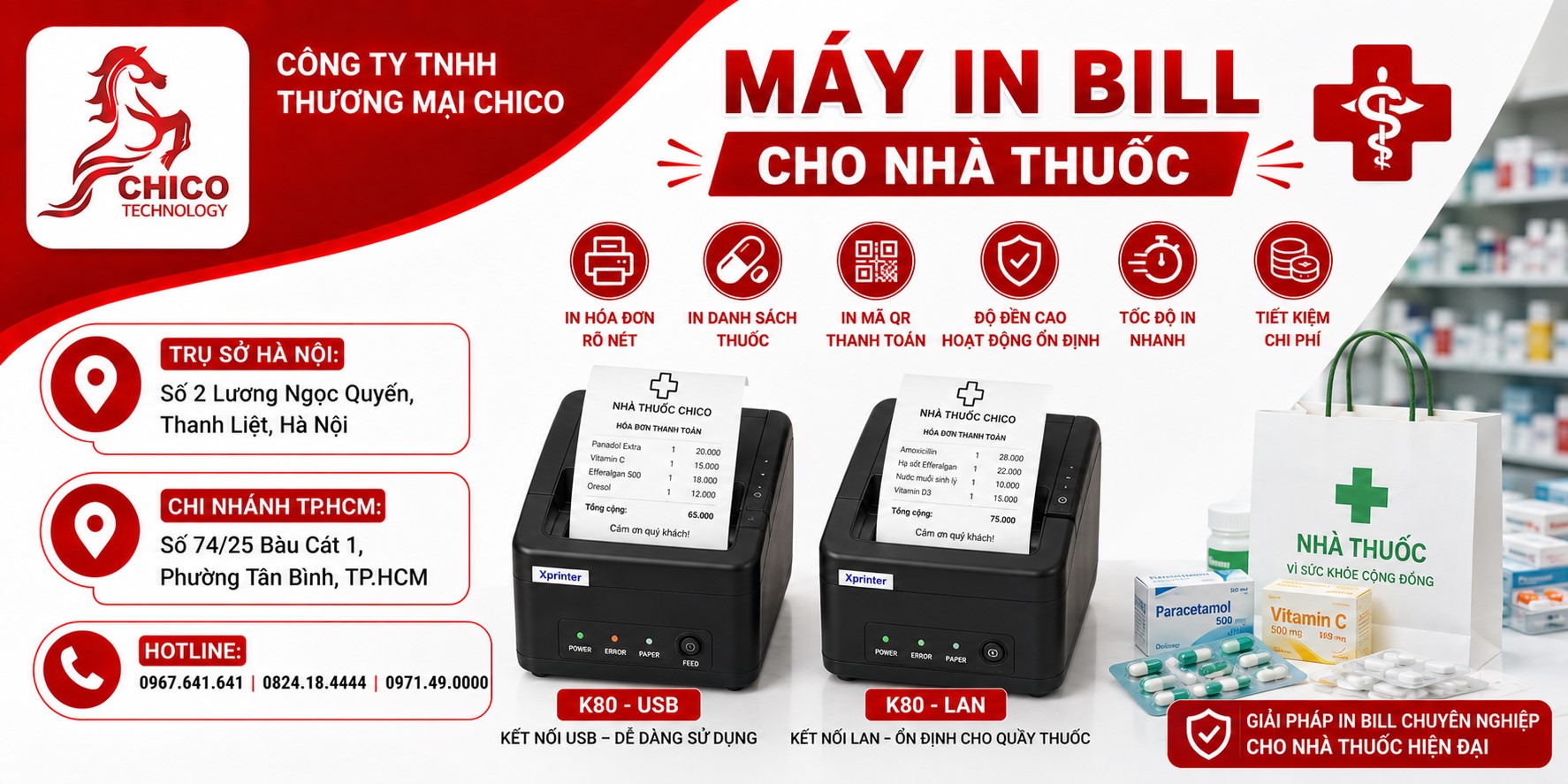 Máy In Bill Cho Nhà Thuốc Nên Chọn Loại Nào? Kinh Nghiệm Từ A-Z