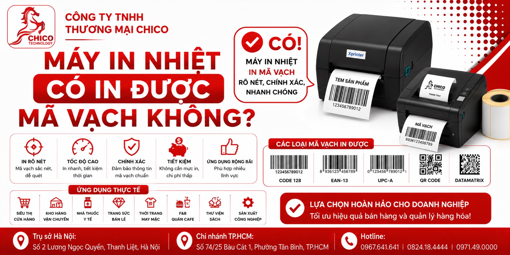 Máy In Nhiệt Có In Được Mã Vạch Không? Giải Đáp Chi Tiết