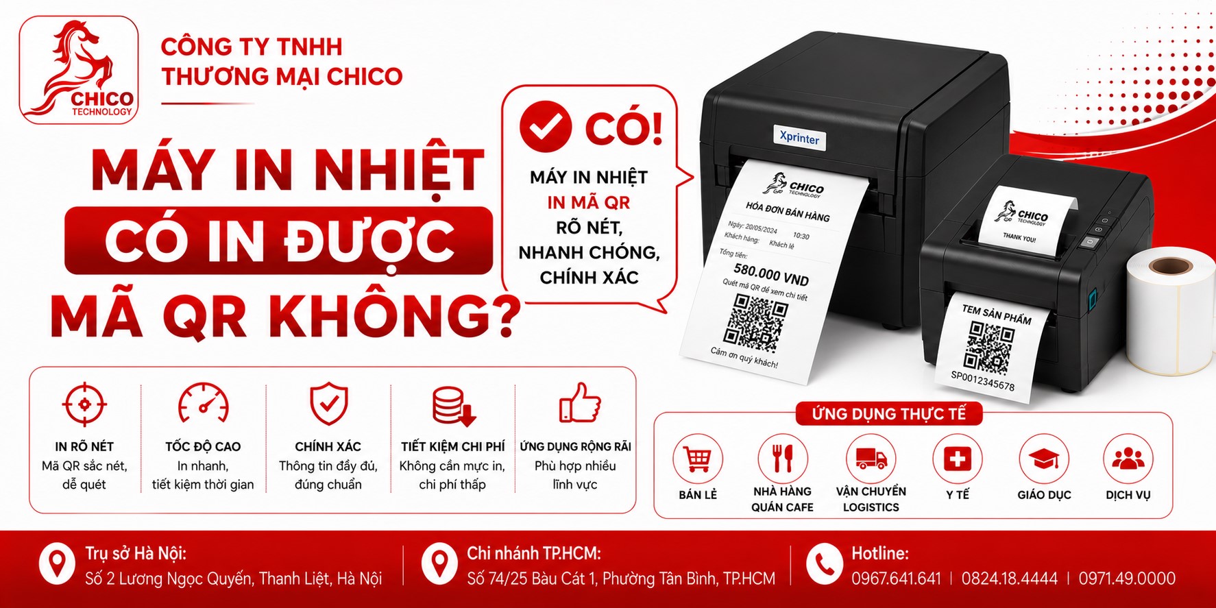 Máy In Nhiệt Có In Được Mã QR Không? Giải Đáp Chi Tiết
