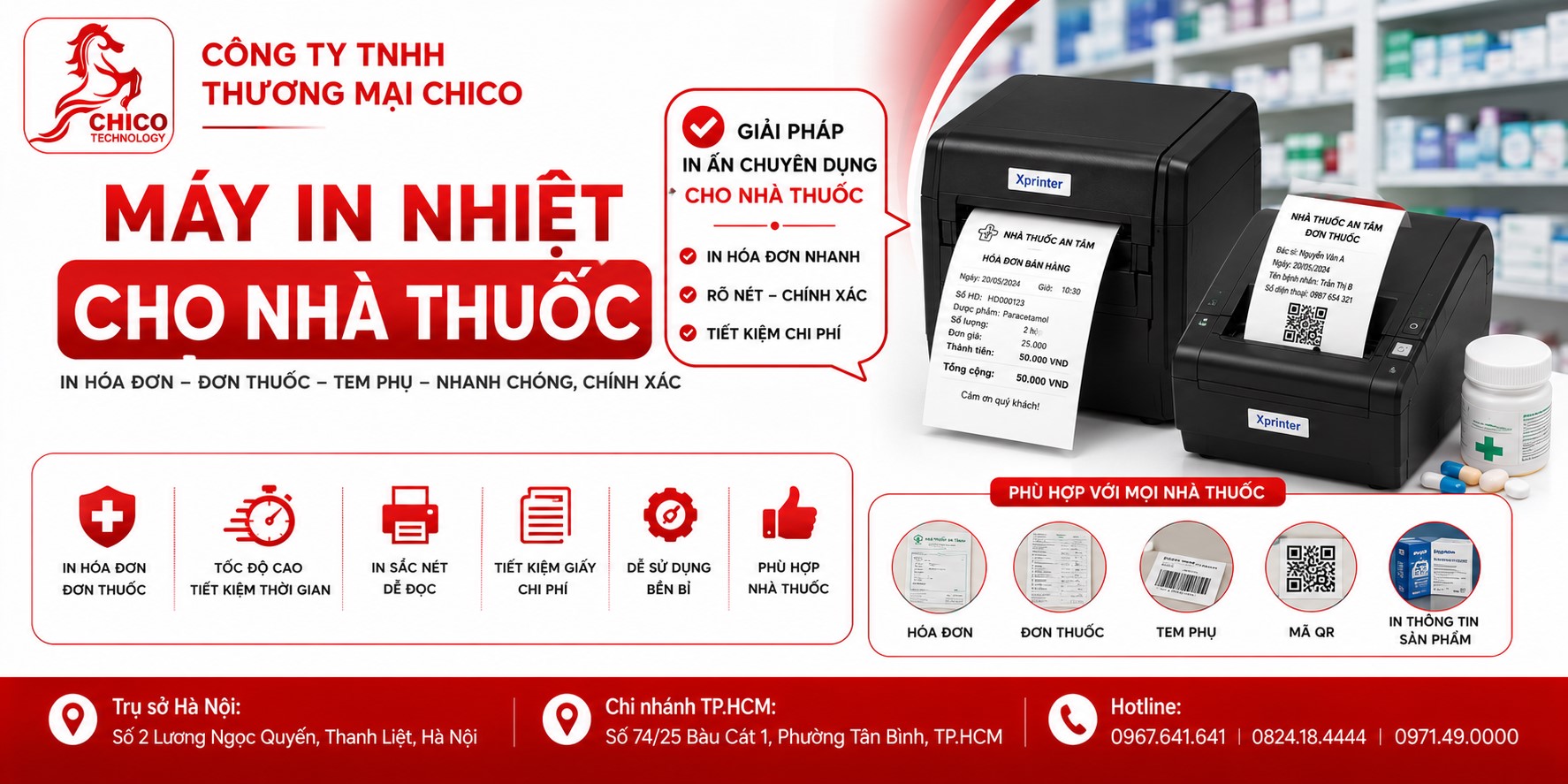 Máy In Nhiệt Cho Nhà Thuốc: Bí Kíp Chọn Mua Chuẩn Từ A-Z