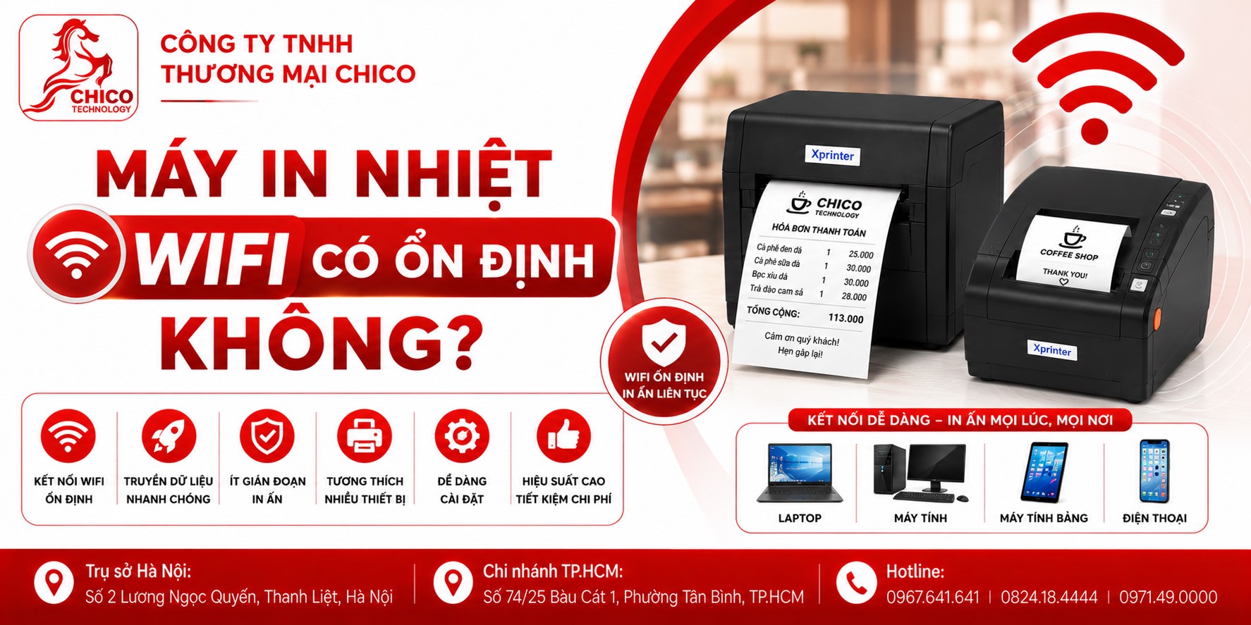 Máy In Nhiệt Wifi Có Ổn Định Không? Đánh Giá Chi Tiết Từ A-Z
