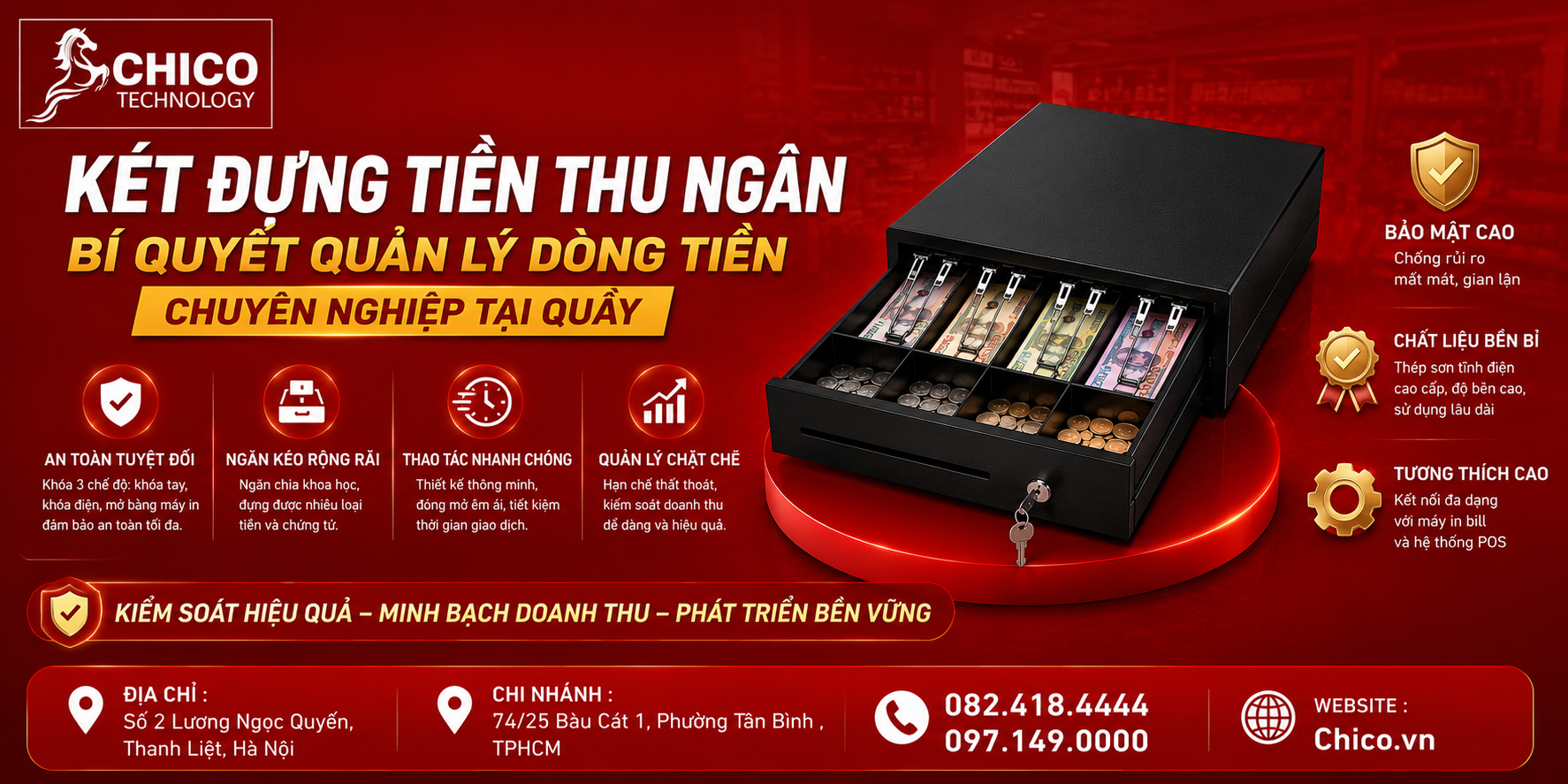 Két Đựng Tiền Thu Ngân: Bí Quyết Quản Lý Dòng Tiền Chuyên Nghiệp