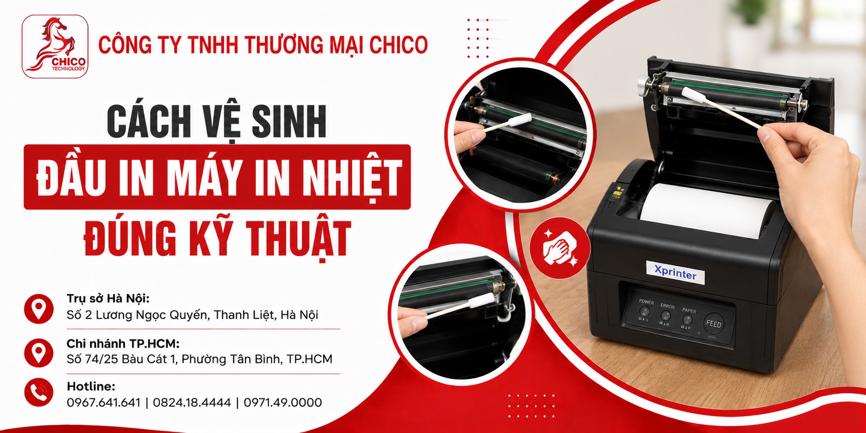 Cách Vệ Sinh Đầu In Máy In Nhiệt Đúng Kỹ Thuật, Kéo Dài Tuổi Thọ