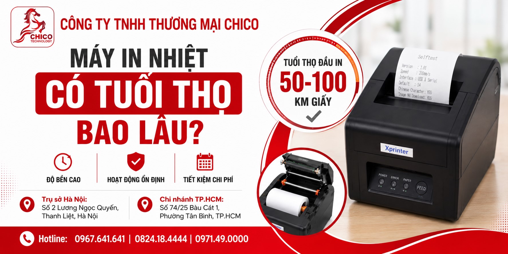 Máy In Nhiệt Có Tuổi Thọ Bao Lâu? Bí Kíp Giúp Máy Bền Bỉ