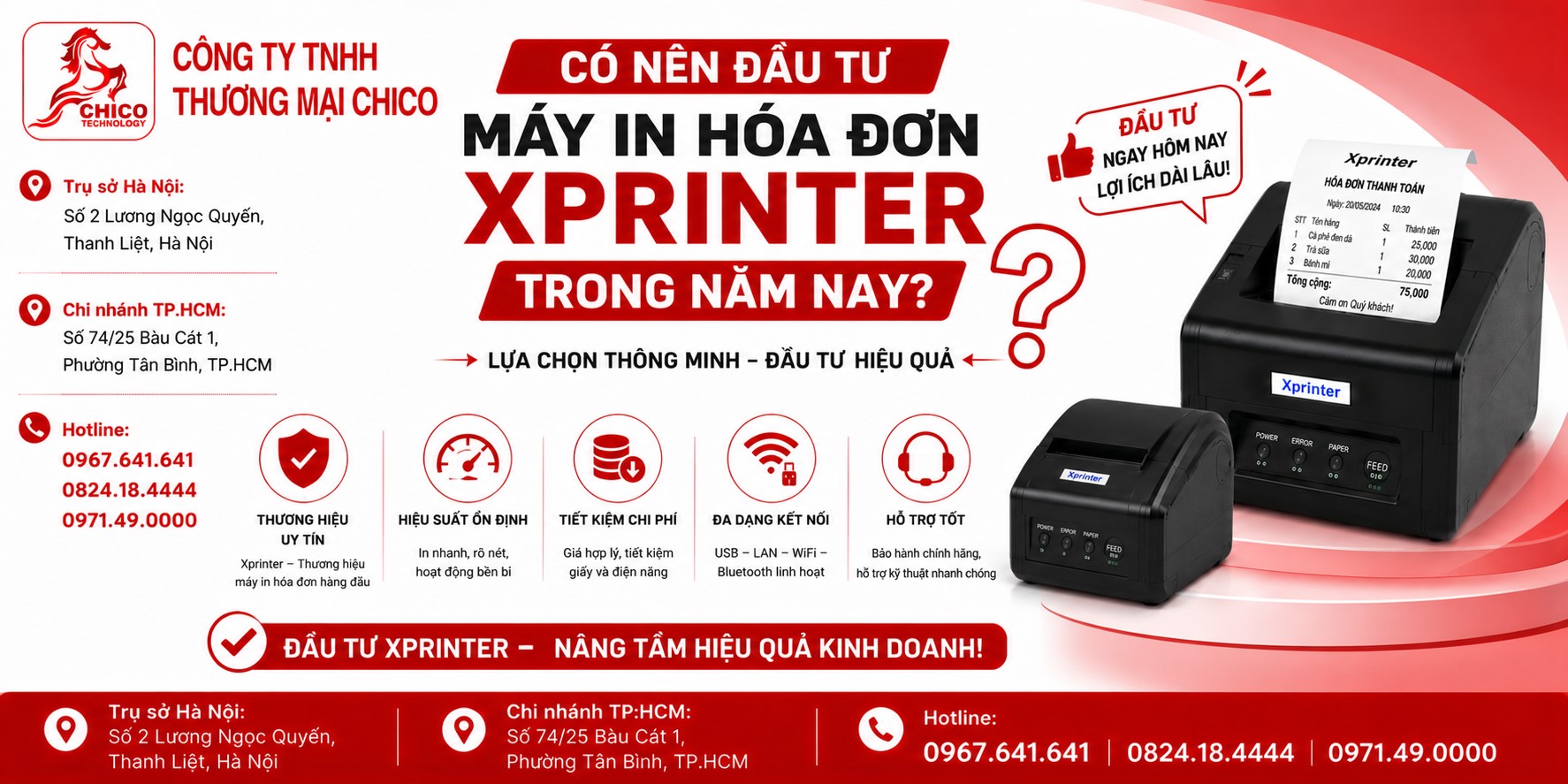 Có Nên Đầu Tư Máy In Hóa Đơn Xprinter Trong Năm Nay?Có Nên Đầu Tư Máy In Hóa Đơn Xprinter Trong Năm Nay?